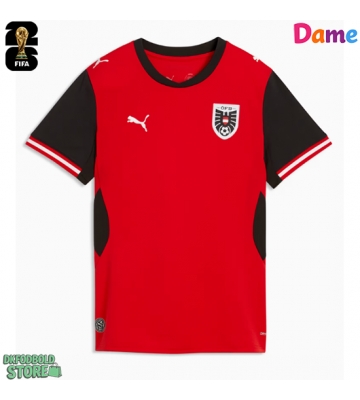 Østrig Replika Hjemmebanetrøje Dame VM 2026 Kortærmet